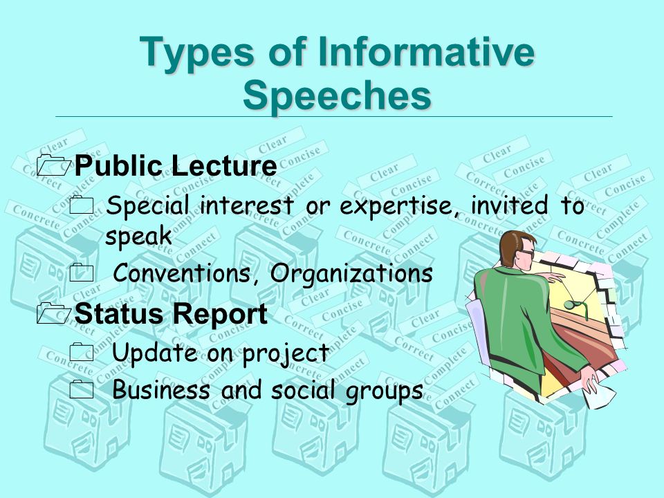 4 Basic Types of Speeches